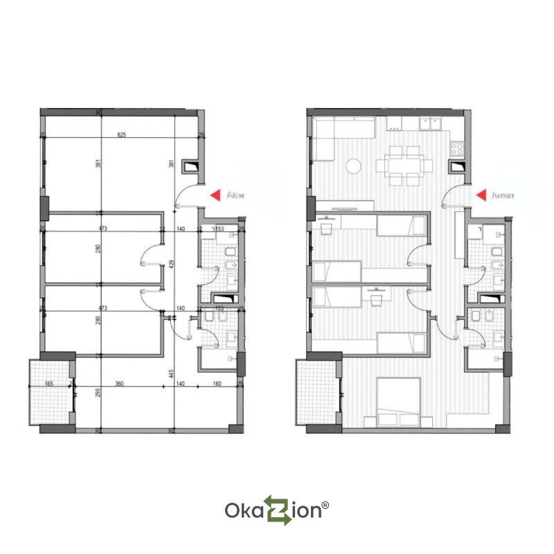 Apartament 3+1 per shitje tek Rruga 5 Maji. thumbnail 2