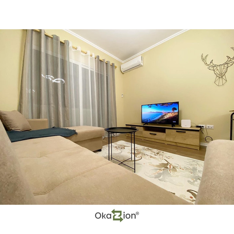 Apartament 1+1 per qira prane Toptanit ne Qender.