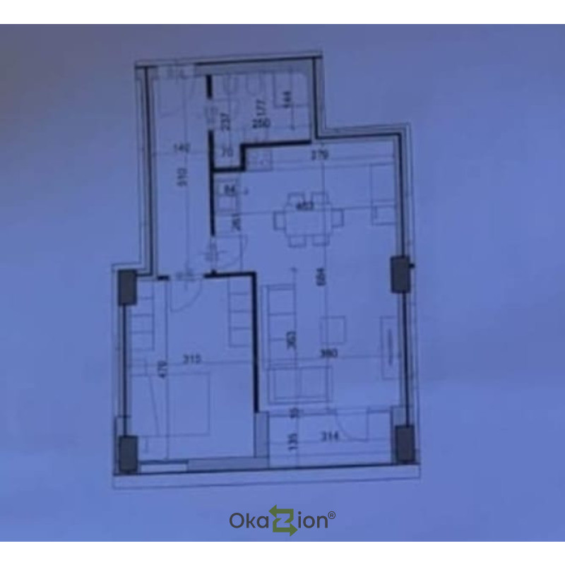 Apartament 1+1 per shitje tek Kika 2, Komuna e Parisit.