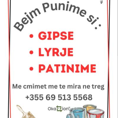 Lyrje Gipse Patinime etj