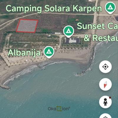 Shitet tokë 2,000 m² në Karpen, Kavajë
